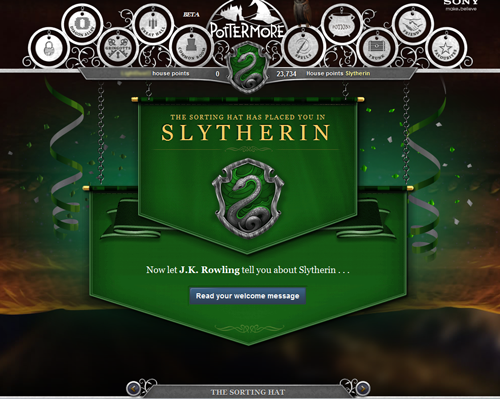 I'm in Slytherin House