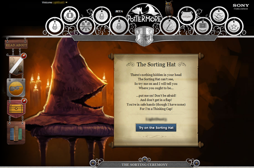 The Sorting Hat - Pottermore